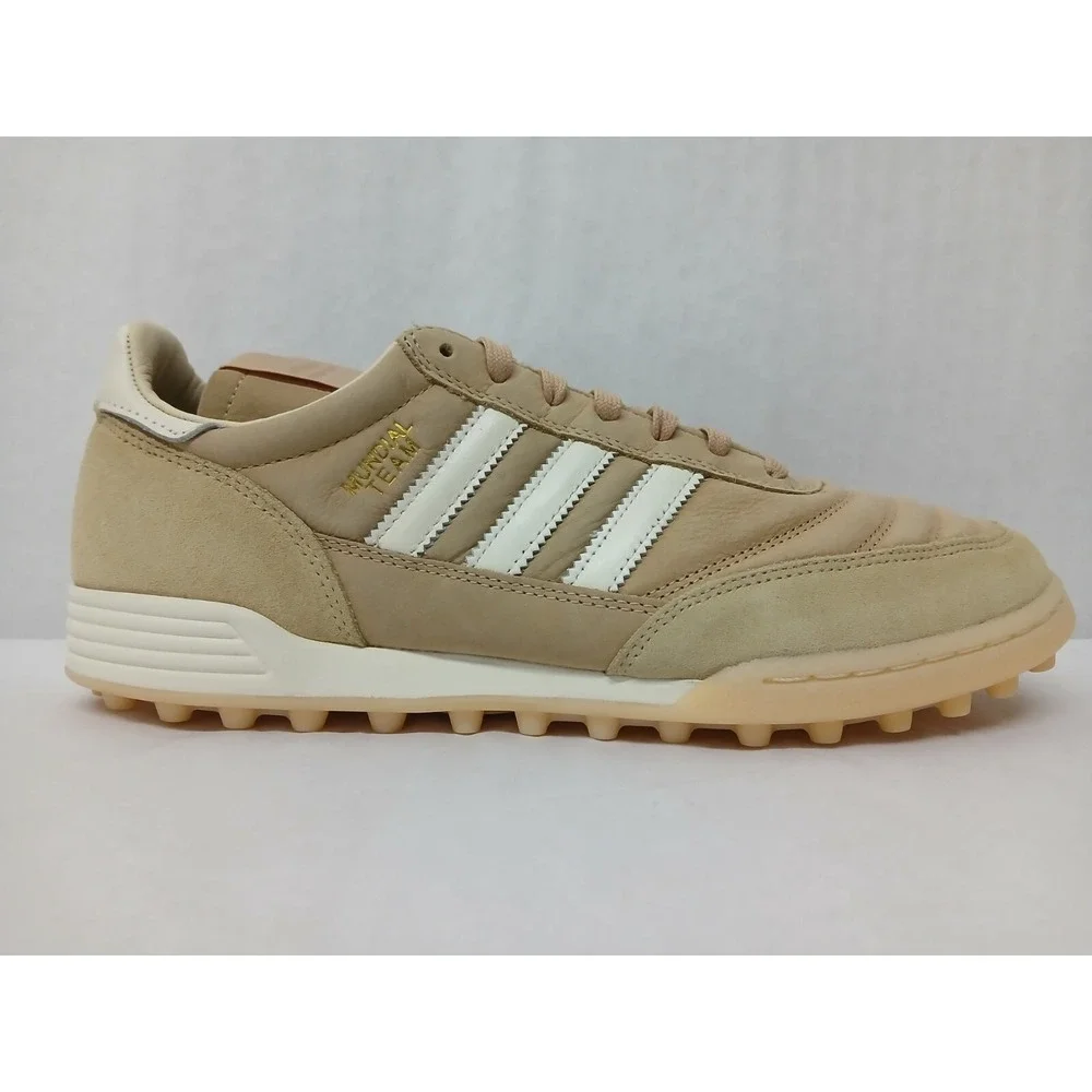 Adidas Men's Mundial Team RS Casual Soccer Shoes IE9028 Magic Beige White Sz 7.5